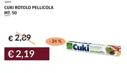 Prezzemolo e Vitale Cuki rotolo pellicola offerta