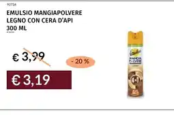 Prezzemolo e Vitale Emulsio mangiapolvere legno con cera d'api offerta