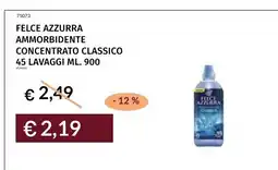 Prezzemolo e Vitale Felce Azzurra ammorbidente concentrato classico offerta