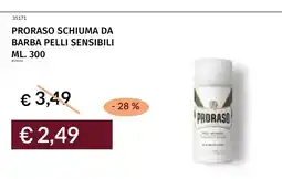 Prezzemolo e Vitale Proraso schiuma da barba pelli sensibili offerta