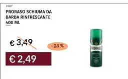 Prezzemolo e Vitale Proraso schiuma da barba rinfrescante offerta