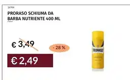 Prezzemolo e Vitale Proraso schiuma da barba nutriente offerta