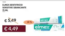 Prezzemolo e Vitale Elmex dentifricio sensitive sbiancante offerta