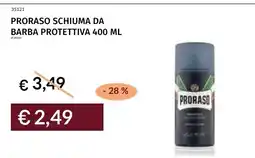 Prezzemolo e Vitale Proraso schiuma da barba protettiva offerta