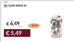 Prezzemolo e Vitale Bic Flex5 rasoi x3 offerta