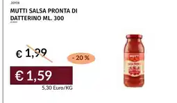 Prezzemolo e Vitale Mutti salsa pronta di datterino offerta