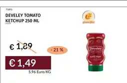 Prezzemolo e Vitale Develey tomato ketchup offerta