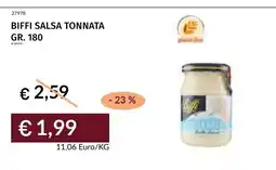Prezzemolo e Vitale Biffi salsa tonnata offerta