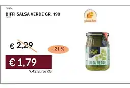 Prezzemolo e Vitale Biffi salsa verde offerta