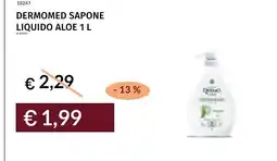 Prezzemolo e Vitale Dermomed sapone liquido aloe offerta