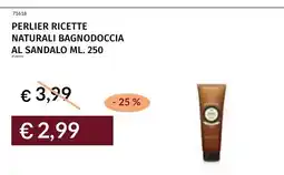 Prezzemolo e Vitale Perlier ricette naturali bagnodoccia al sandalo offerta