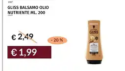 Prezzemolo e Vitale Gliss balsamo olio nutriente offerta