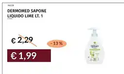 Prezzemolo e Vitale Dermomed sapone liquido lime offerta