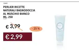 Prezzemolo e Vitale Perlier ricette naturali bagnodoccia al muschio bianco offerta