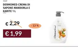 Prezzemolo e Vitale Dermomed crema di sapone mandorla e karite offerta