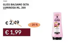 Prezzemolo e Vitale Gliss balsamo seta luminosa offerta