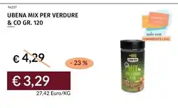 Prezzemolo e Vitale Ubena mix per verdure offerta
