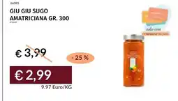 Prezzemolo e Vitale Giu Giu Sugo Amatriciana offerta