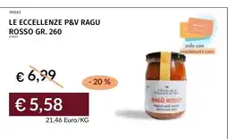 Prezzemolo e Vitale Le eccellenze P&V Ragu Rosso offerta
