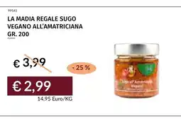 Prezzemolo e Vitale La Madia Regale Sugo Vegano all'Amatriciana offerta