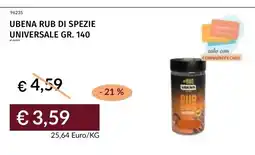 Prezzemolo e Vitale Ubena rub di spezie universale offerta