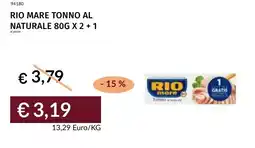 Prezzemolo e Vitale Rio mare Tonno al Naturale offerta