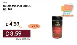Prezzemolo e Vitale Ubena mix per burger offerta