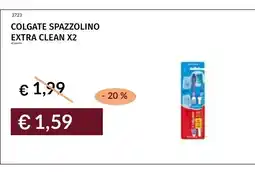 Prezzemolo e Vitale Colgate spazzolino extra clean x2 offerta