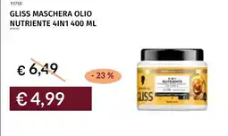 Prezzemolo e Vitale Gliss maschera olio nutriente 4in1 offerta