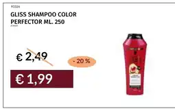 Prezzemolo e Vitale Gliss shampoo color perfector offerta