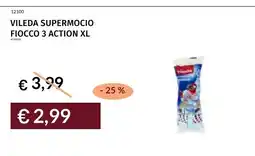 Prezzemolo e Vitale Vileda supermocio fiocco 3 action xl offerta
