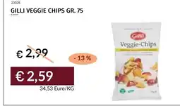 Prezzemolo e Vitale Gilli Veggie-Chips offerta