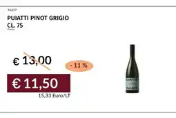 Prezzemolo e Vitale Puiatti Pinot Grigio offerta