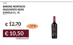 Prezzemolo e Vitale Barone Montalto Passivento Nero d'Avola offerta