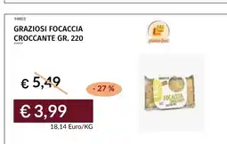 Prezzemolo e Vitale Graziosi focaccia croccante offerta