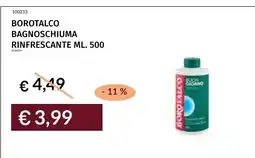 Prezzemolo e Vitale Borotalco bagno schiuma rinfrescante offerta