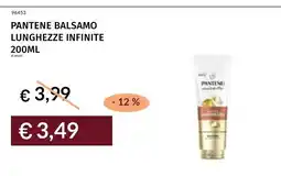 Prezzemolo e Vitale Pantene balsamo lunghezze infinite offerta