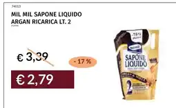 Prezzemolo e Vitale Mil Mil Sapone Liquido Argan Ricarica offerta