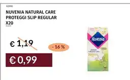 Prezzemolo e Vitale Nuvenia natural care proteggi slip regular offerta