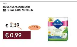 Prezzemolo e Vitale Nuvenia assorbenti natural care notte offerta