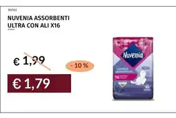 Prezzemolo e Vitale Nuvenia assorbenti ultra con ali offerta