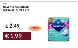 Prezzemolo e Vitale Nuvenia assorbenti ultra ali super offerta