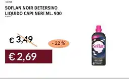 Prezzemolo e Vitale Soflan noir detersivo liquido capi neri offerta