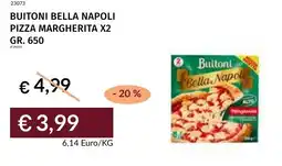 Prezzemolo e Vitale Buitoni Bella Napoli Pizza Margherita offerta
