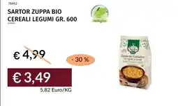 Prezzemolo e Vitale Sartor zuppa bio cereali legumi offerta