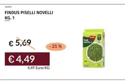 Prezzemolo e Vitale Findus piselli novelli offerta