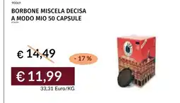 Prezzemolo e Vitale Borbone miscela decisa a modo mio offerta