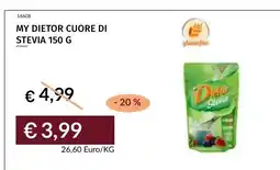 Prezzemolo e Vitale My Dietor cuore di stevia offerta