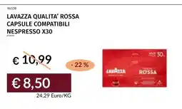 Prezzemolo e Vitale Lavazza Qualita' Rossa Capsule Compatibili Nespresso offerta