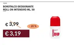 Prezzemolo e Vitale Borotalco deodorante roll on intensivo offerta